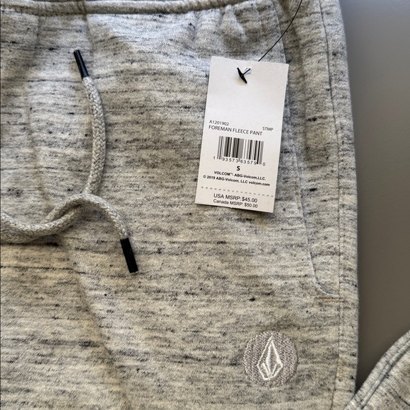 Volcom Light Gray Jogger Pants - Picture 2 of 4